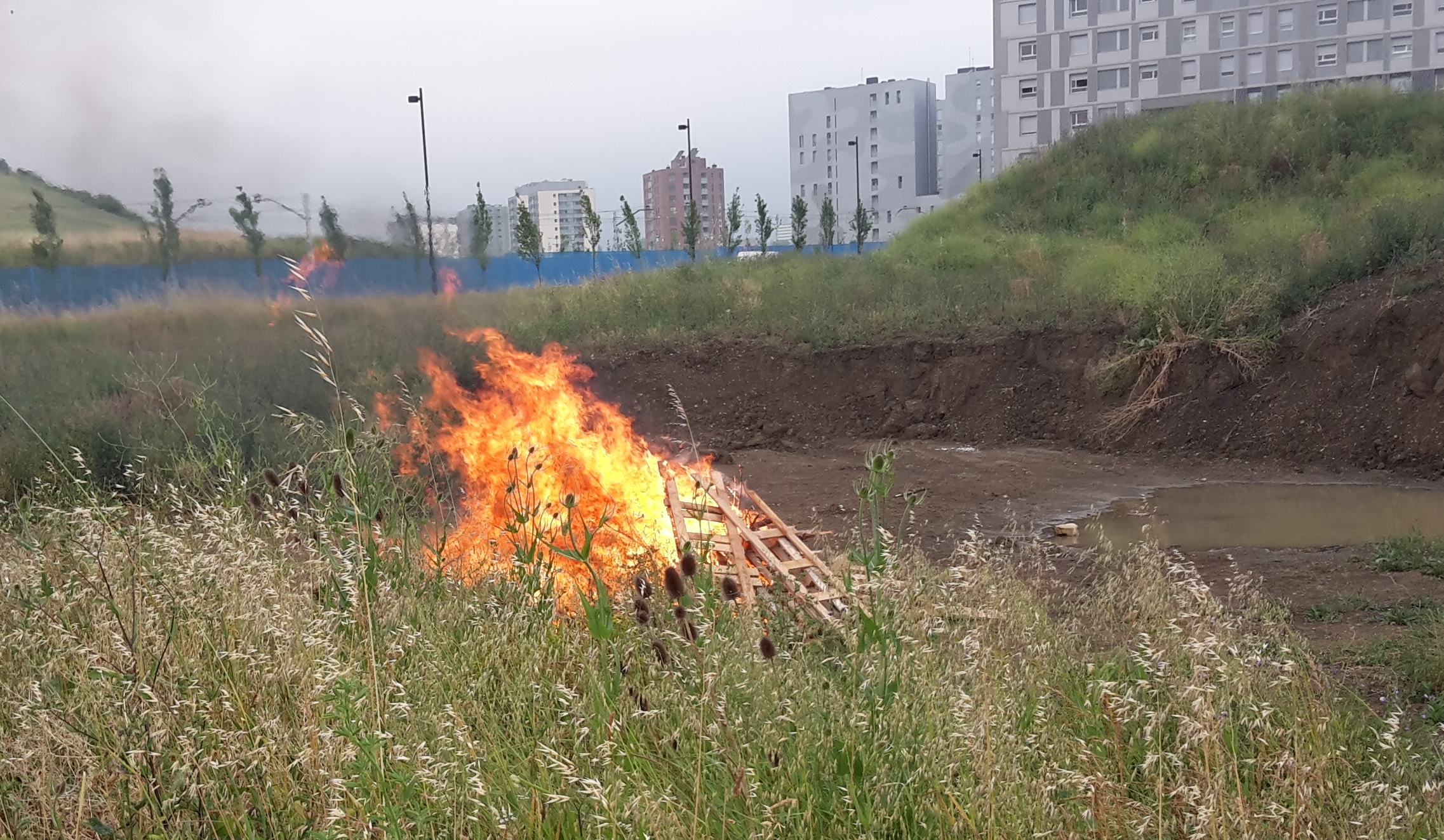 imagen La hoguera de San Juan en Arkaiate